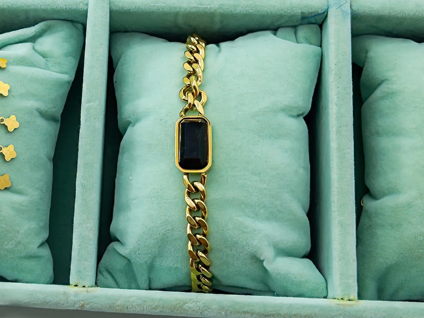 Anti Tarnish Black Dial Bracelet