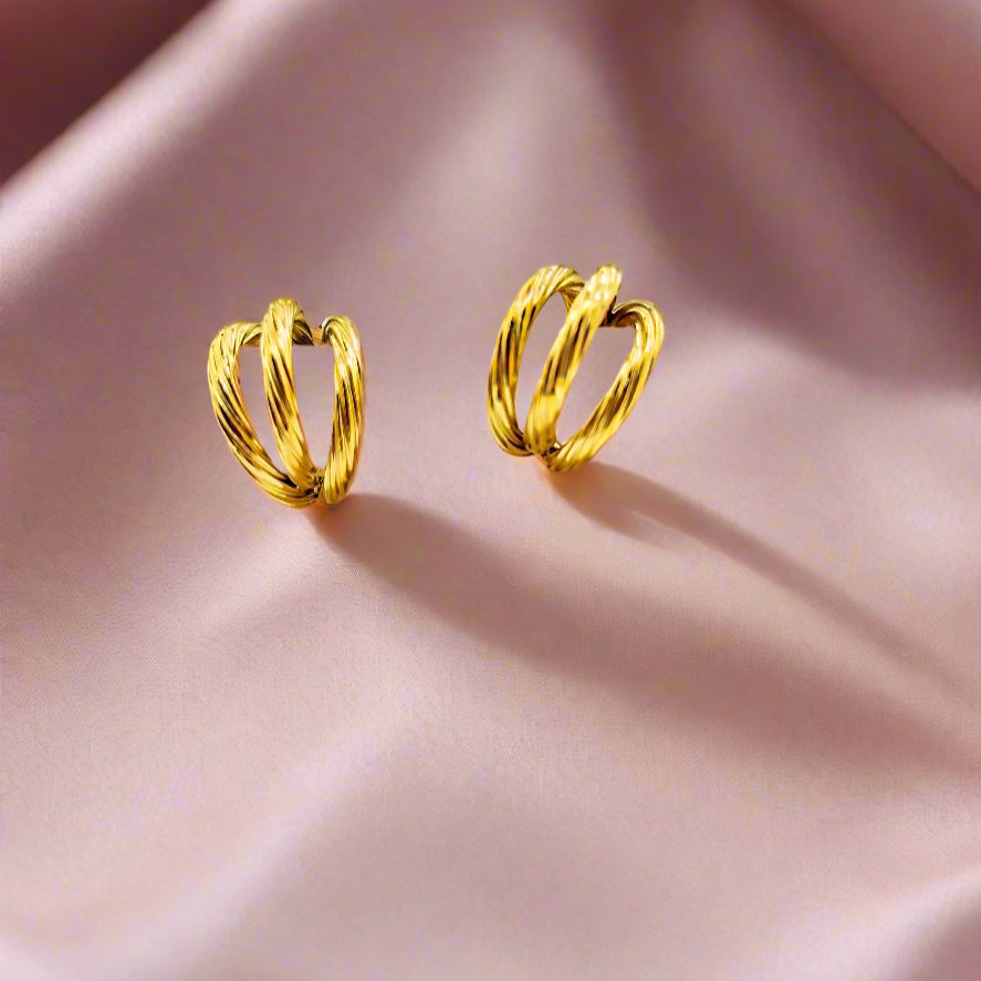 Anti-Tarnish Gold Plated Triple layer Tops