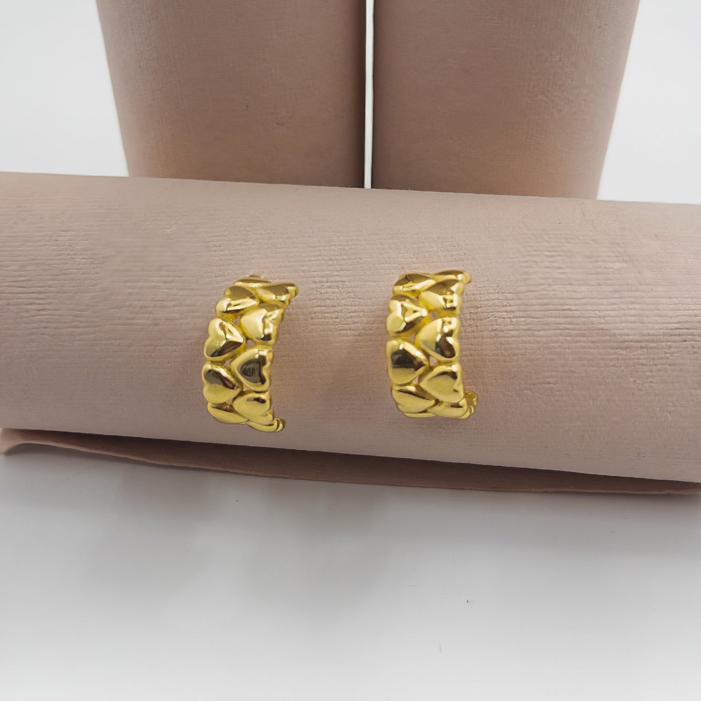 Anti-Tarnish Heart Design Small Hoop Earring