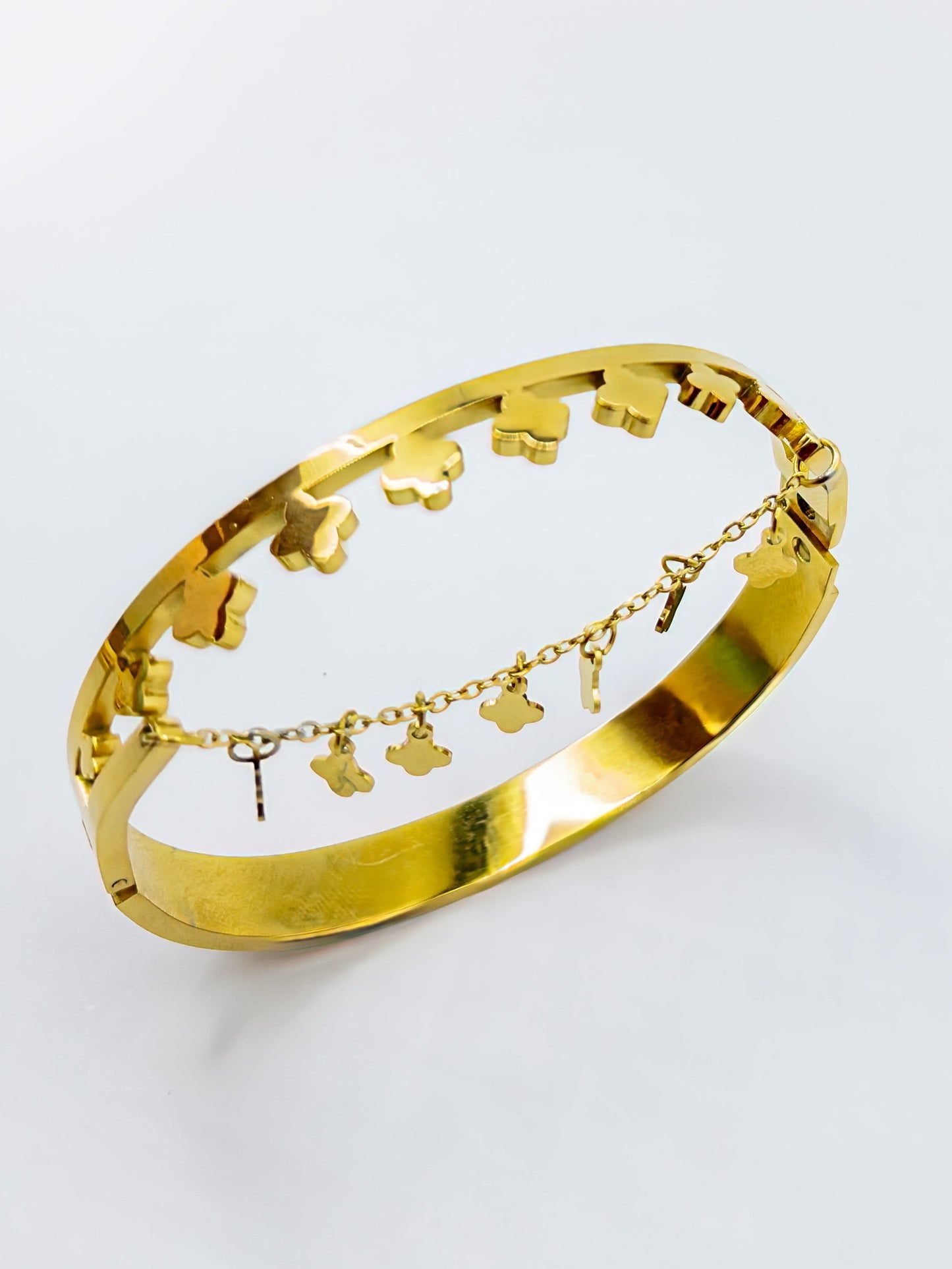 Anti Tarnish Gold Plated Hanging Bracelet