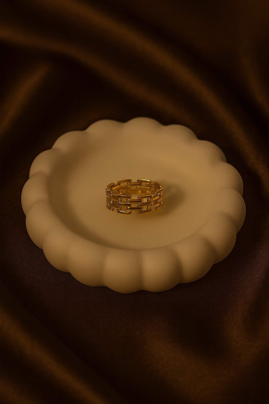 Adjustable Jaali Band Ring