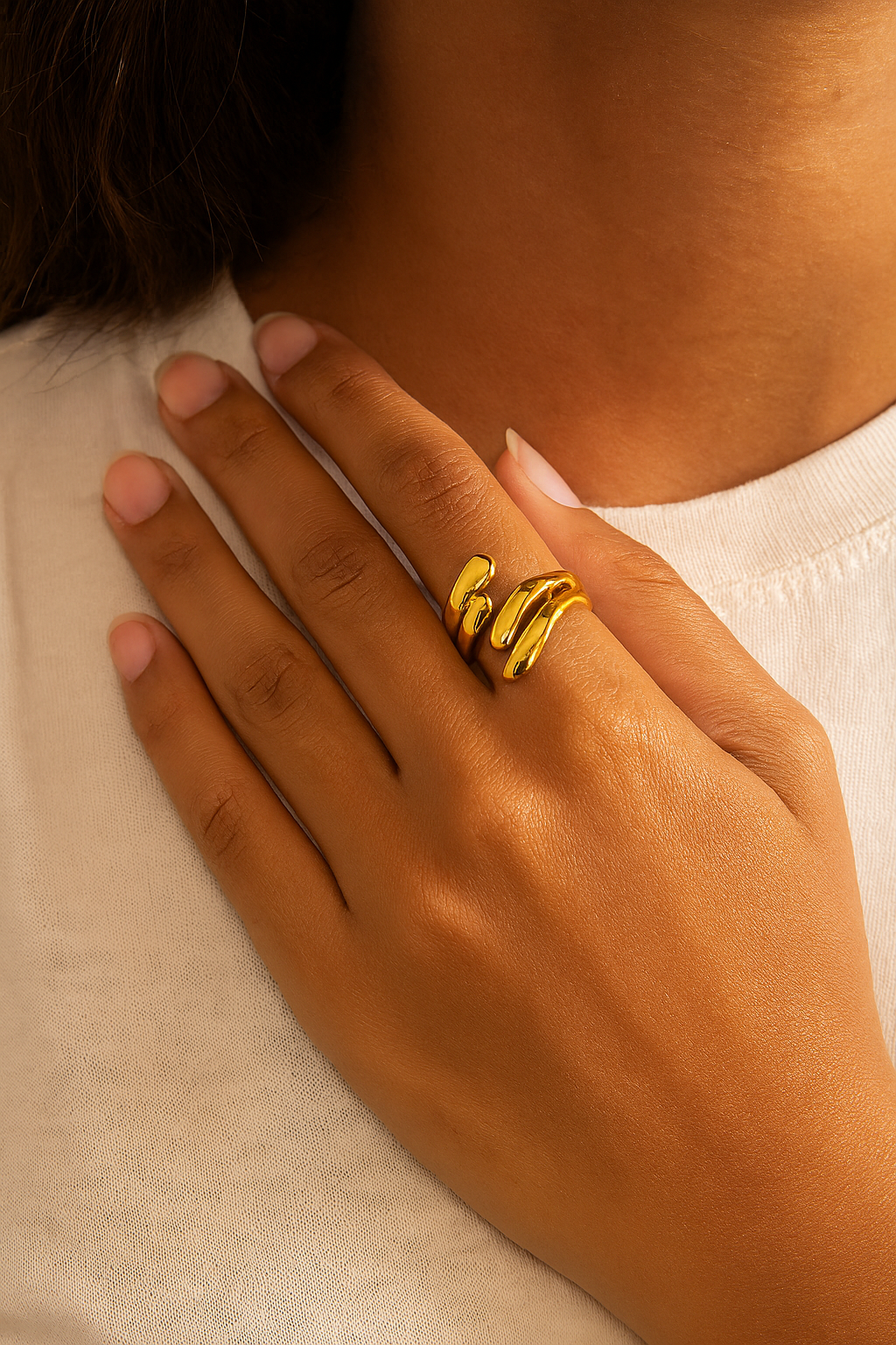 Chunky Golden Ring