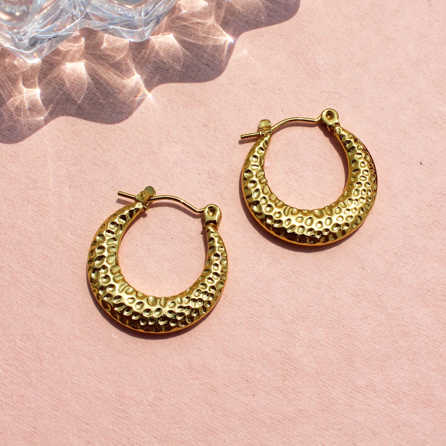 Anti-Tarnish Gold Plated Small Hoop Earrings