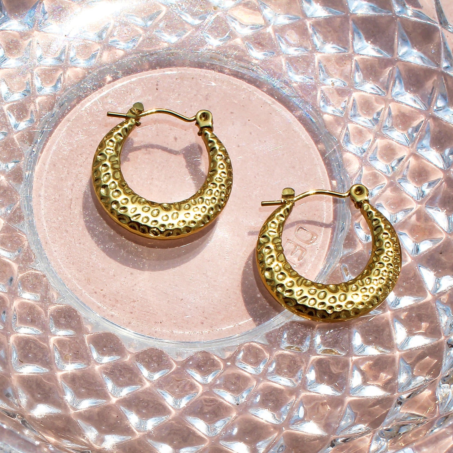 Anti-Tarnish Gold Plated Small Hoop Earrings