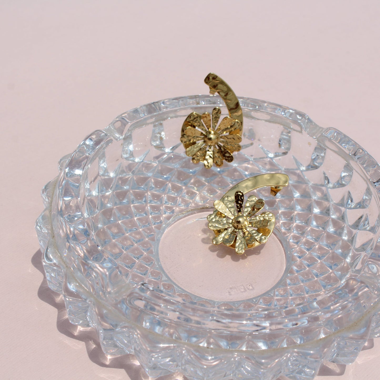 Anti-Tarnish Gold Plated Unique Flower Tops