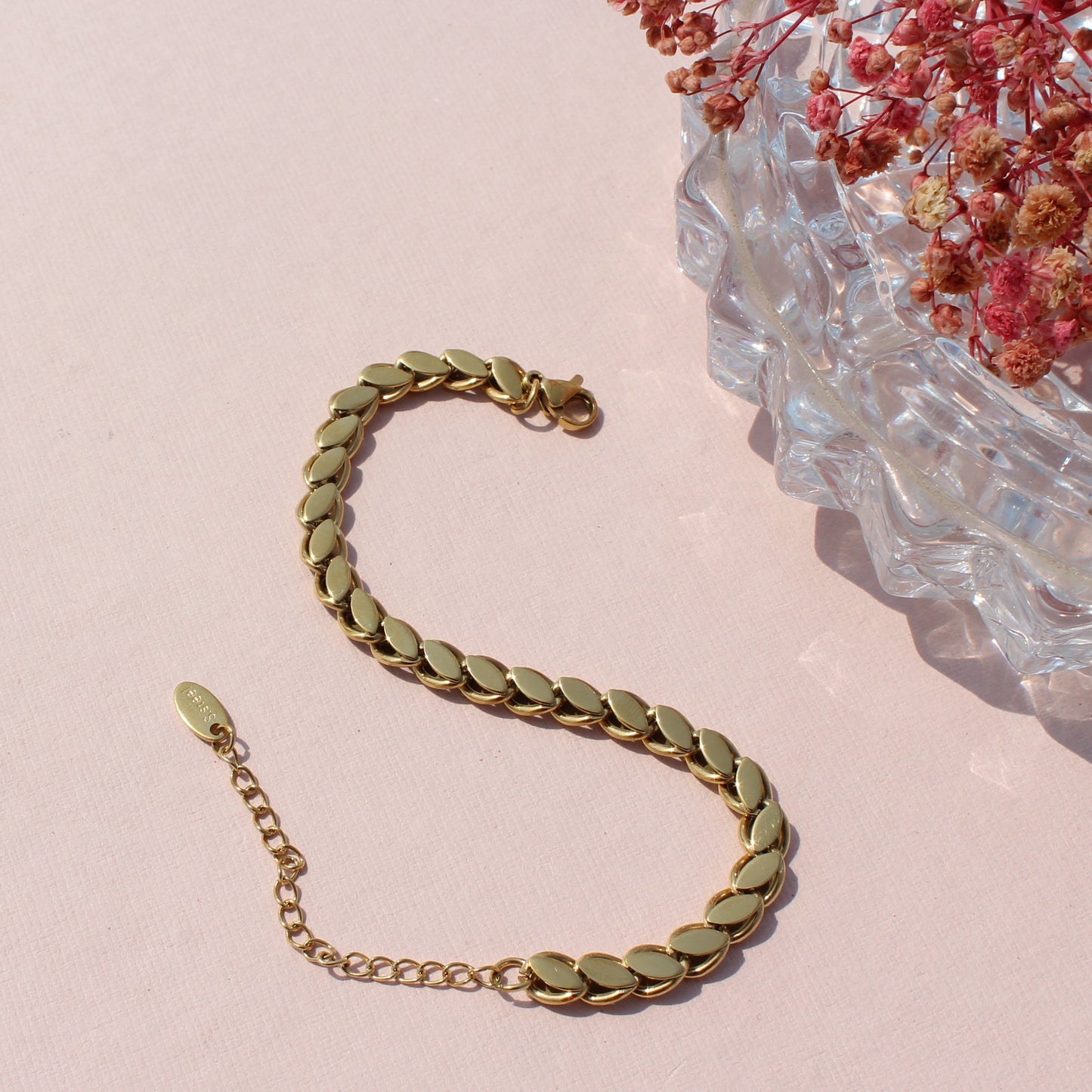 Anti Tarnish Gold Plated Chunky Bracelet