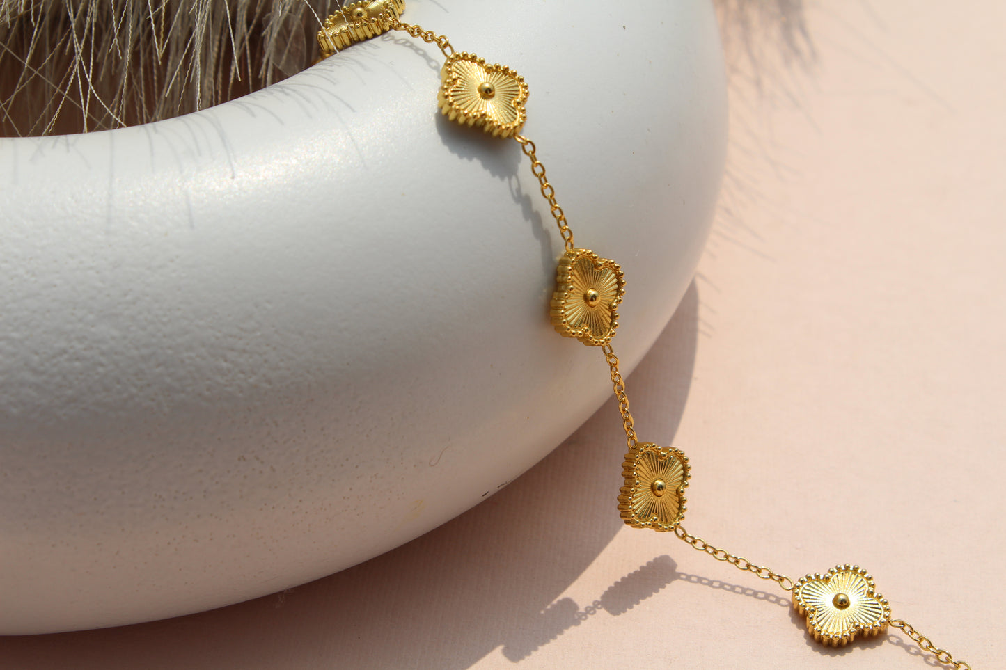 Van Cleef Golden Clover Bracelet