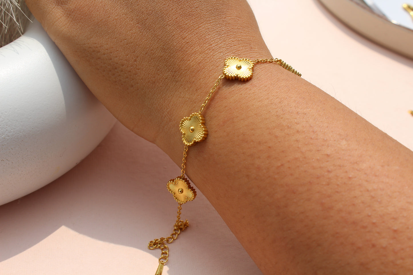 Van Cleef Golden Clover Bracelet