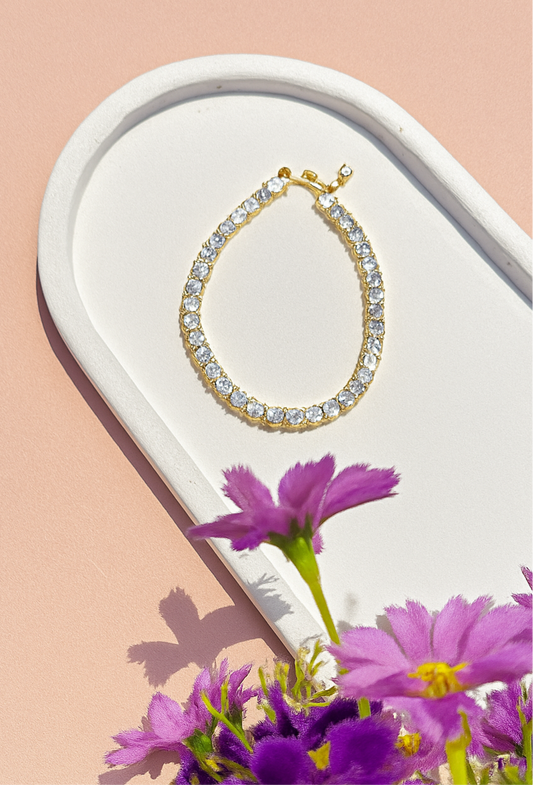 Rhinestone Tennis Bracelet