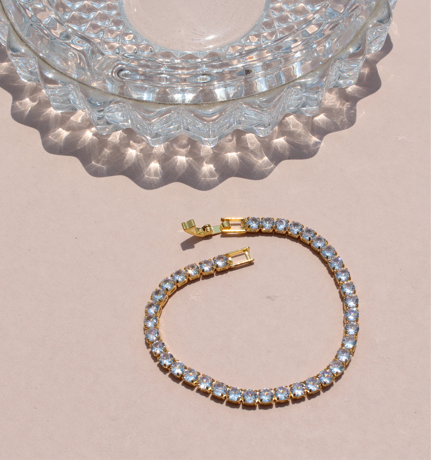 Rhinestone Tennis Bracelet