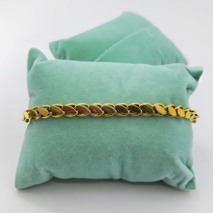 Anti Tarnish Gold Plated Chunky Bracelet