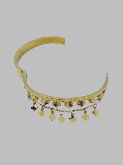 Anti Tarnish Gold Plated Hanging Bracelet