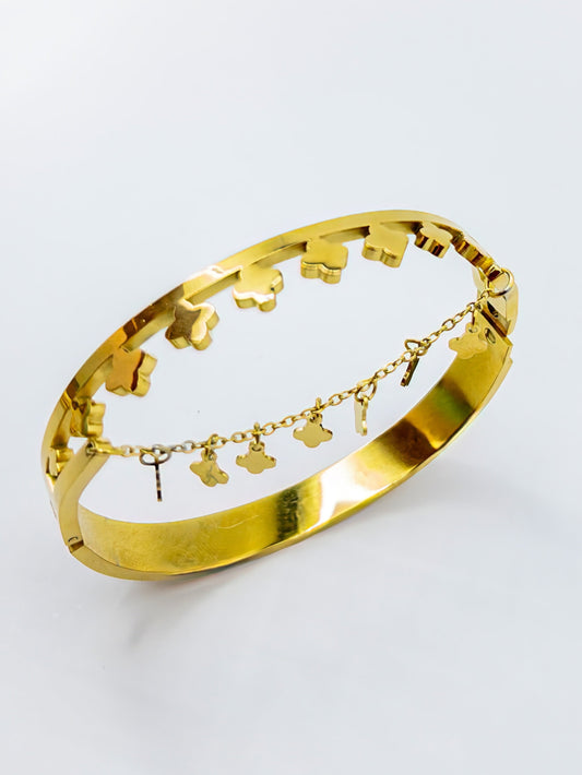 Anti Tarnish Gold Plated Hanging Bracelet
