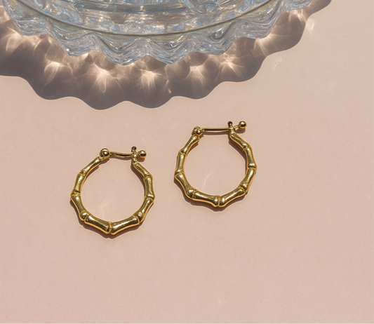 Anti tarnish Hexa Hoops