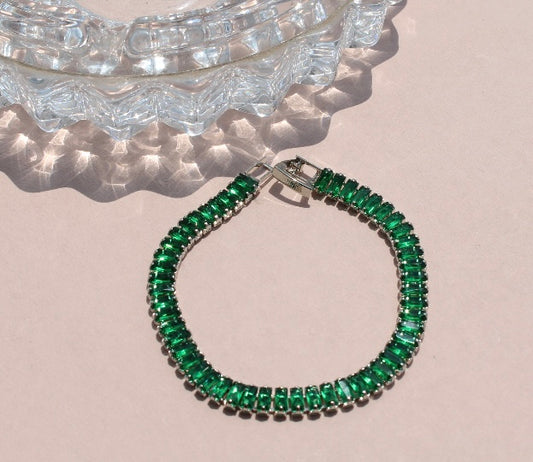 Emerald Tennis Bracelet