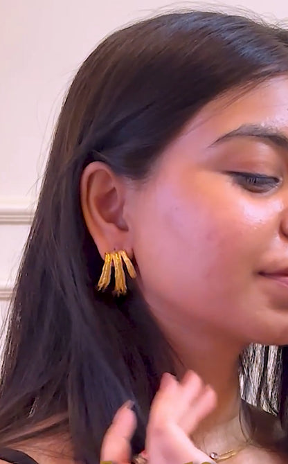 Chunky Hoop Style Earrings