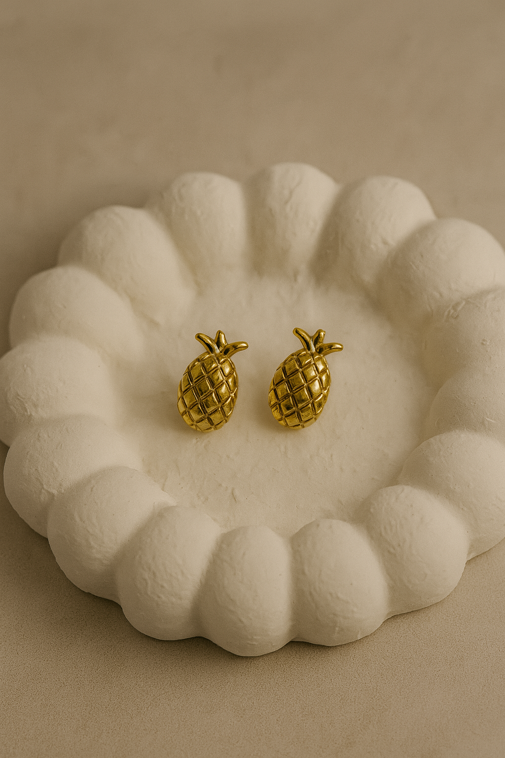 Anti Tarnish Pineapple Studs