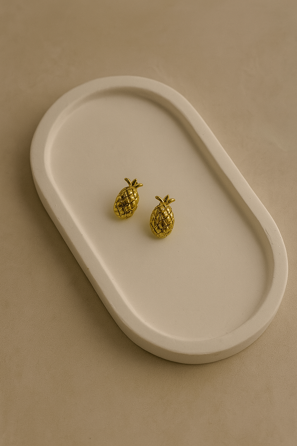 Anti Tarnish Pineapple Studs