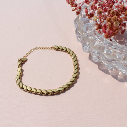 Anti Tarnish Gold Plated Chunky Bracelet