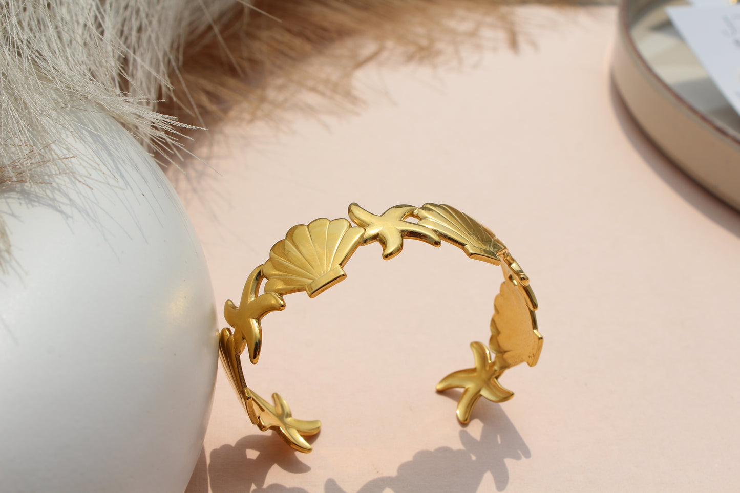 Shell and Starfish Bracelet