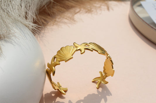 Shell and Starfish Bracelet