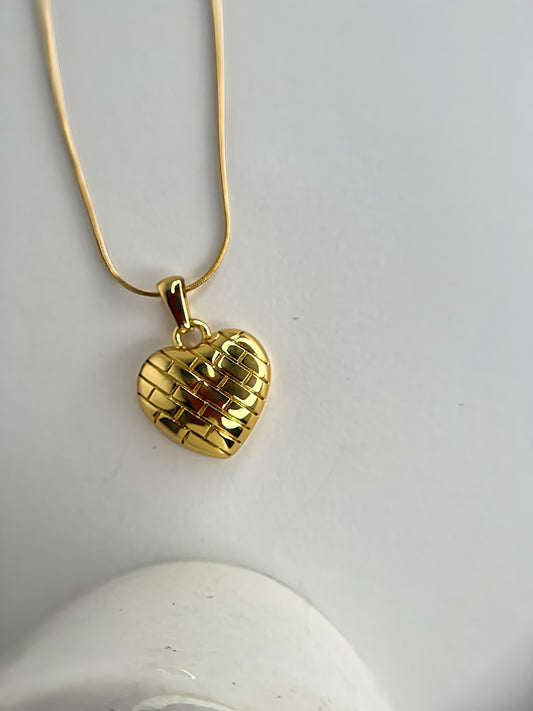 Anti-Tarnish Heart Locket Necklace