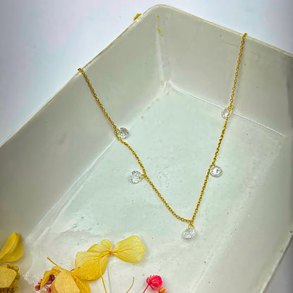 Anti-Tarnish Minimal Stone Necklace