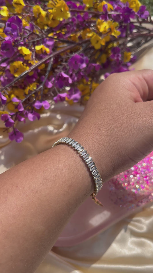 malaika anti tarnish tennis bracelet stainless steel